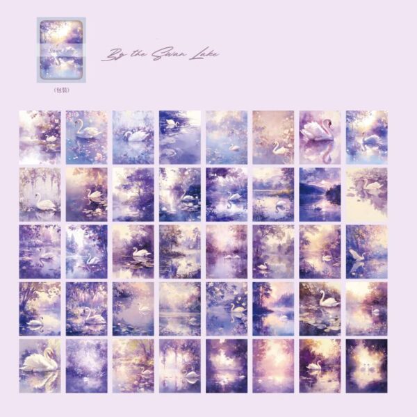 Decorative Paper Set Vintage Decorative Paper 80PCS - Image 11