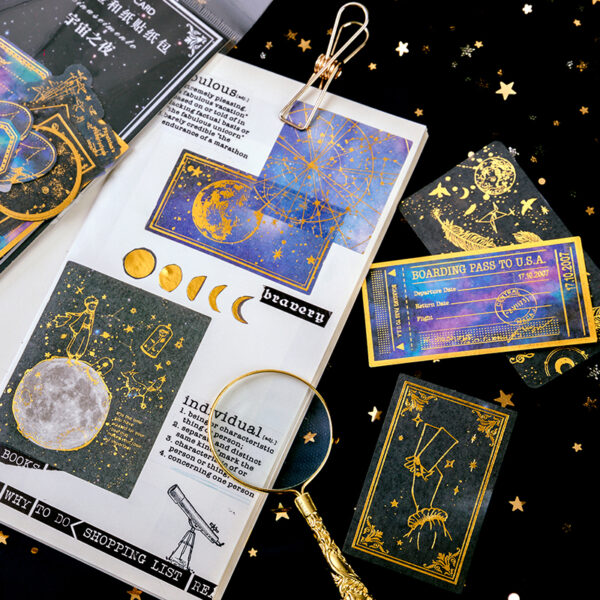 Gold-stamped sticker pack Renaissance series 60PCS - Image 3