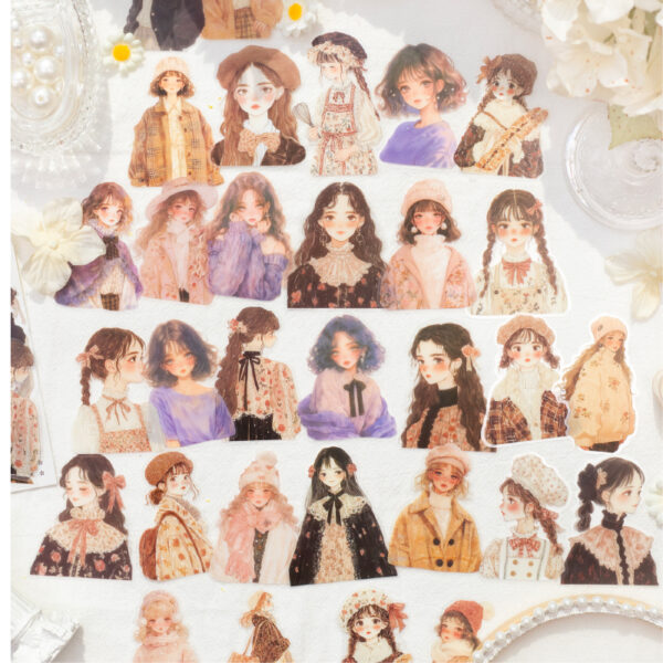PET sticker pack Girl Theme 30PCS - Image 3