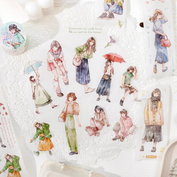Pre-Cut Tape Roll Life Suite Series Character Theme 2m