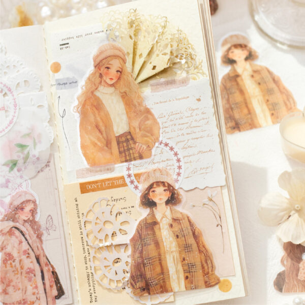 PET sticker pack Girl Theme 30PCS - Image 6