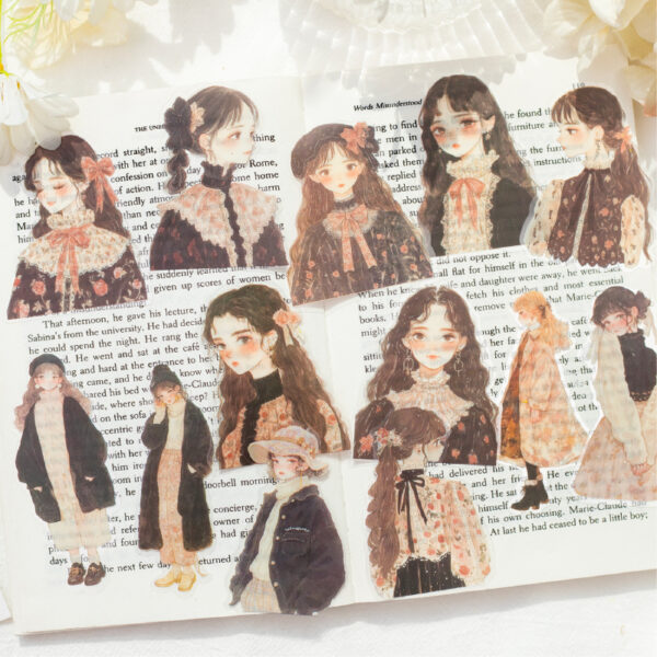 PET sticker pack Girl Theme 30PCS - Image 8