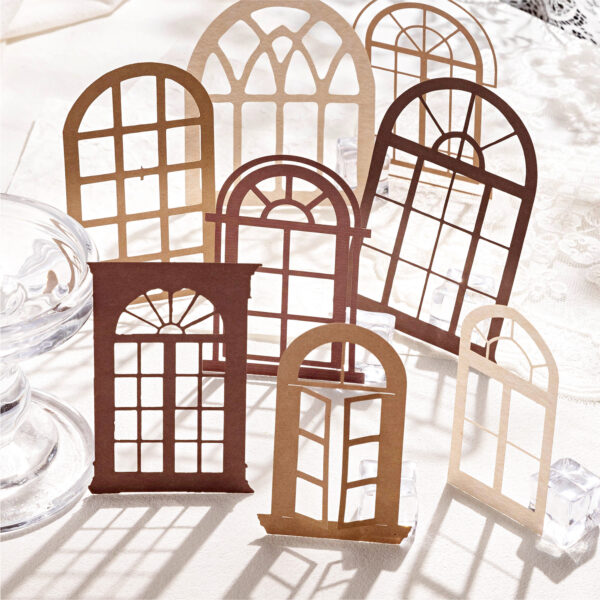 Hollow Paper Cutout Decoration Paper 15pcs - Image 5