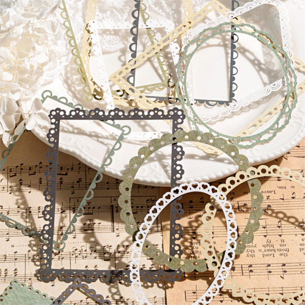 Hollow Paper Cutout Decoration Paper 15pcs - Image 10