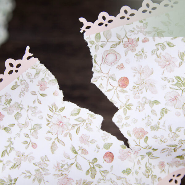 Decor Paper Pack Retro Hollow Decorative Paper 10PCS - Image 4
