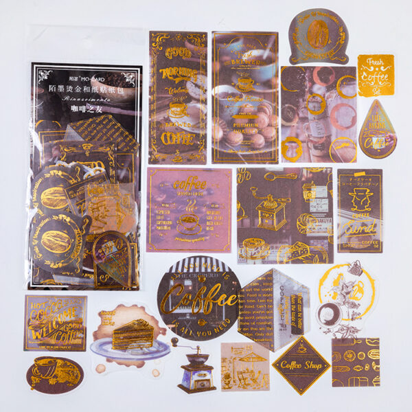 Gold-stamped sticker pack Renaissance series 60PCS - Image 7