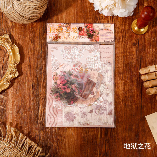 Material Pack Retro Art Decorative Paper 40PCS - Image 17