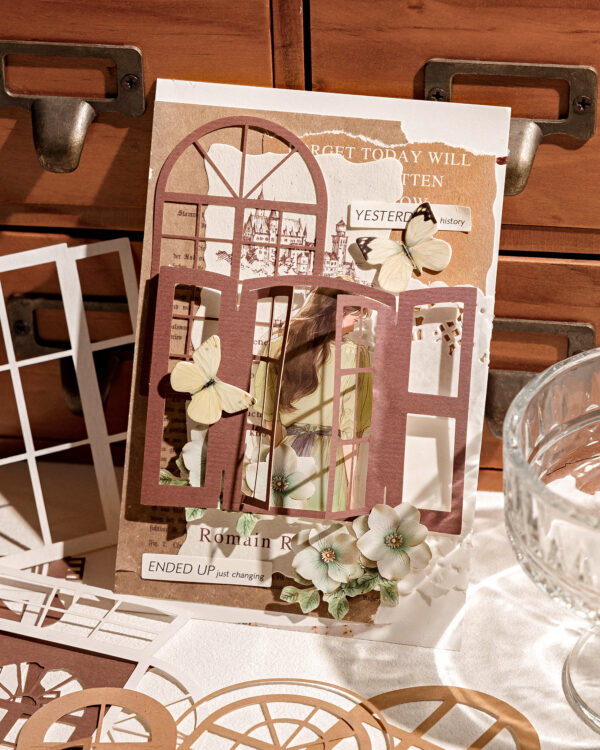 Hollow Paper Cutout Decoration Paper 15pcs - Image 2