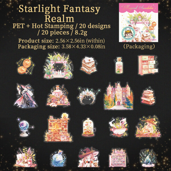 magic theme stickers