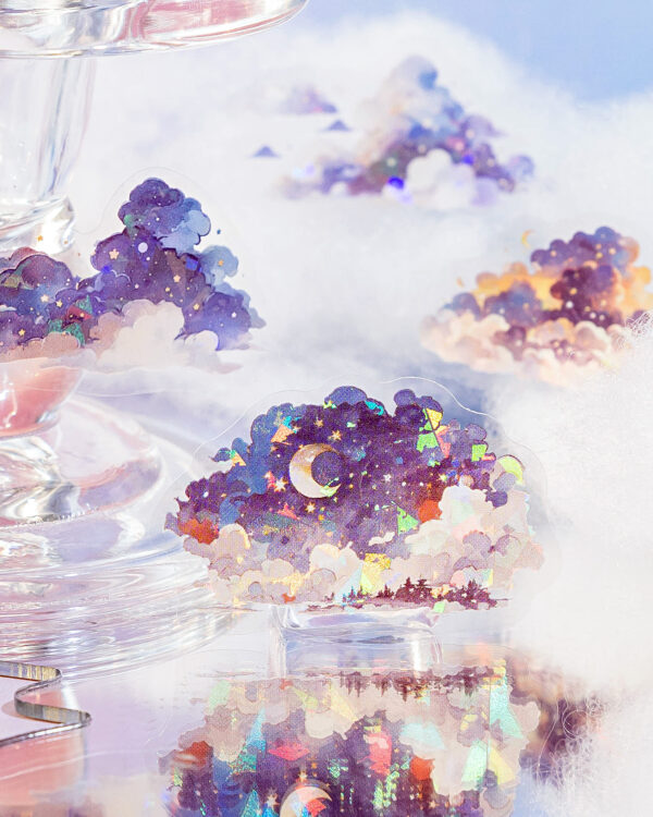 PET sticker pack Cloud theme stickers 30PCS - Image 9