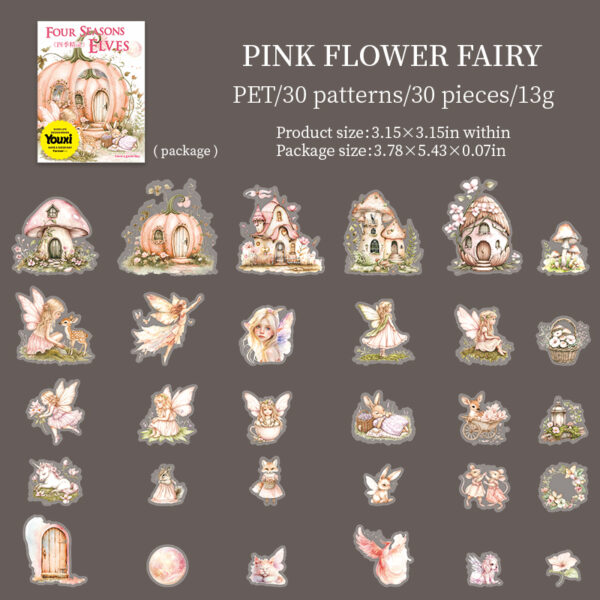 elf theme stickers