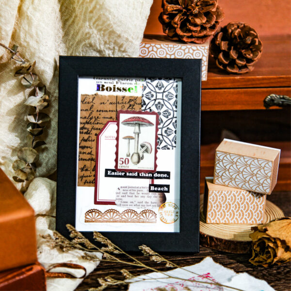 Stamp Wooden Seal Qiwen Series Retro Pattern Theme - Image 4