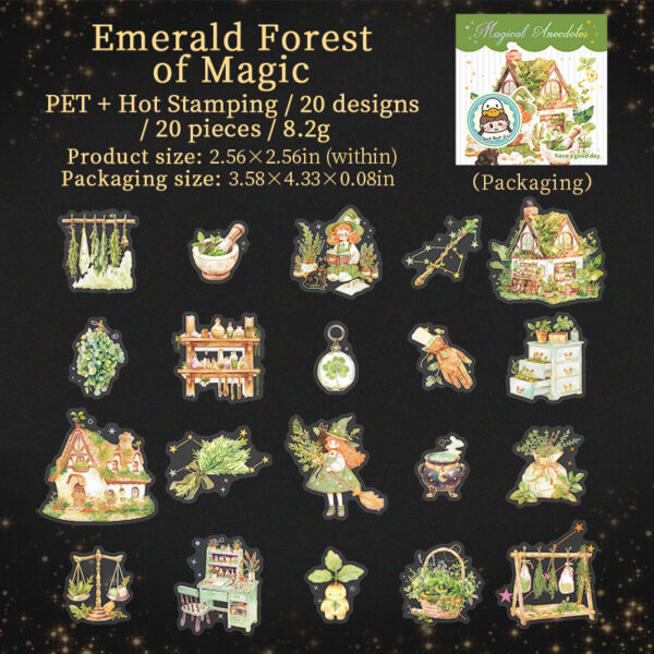 magic theme stickers