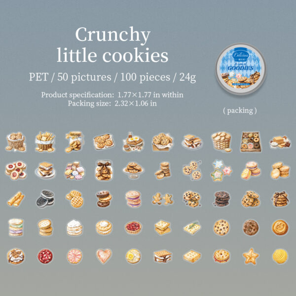 Sticker Pack Food Theme Stickers 100pcs - Image 10