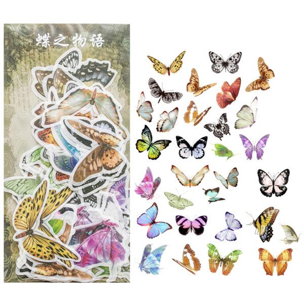 Washi sticker pack Retro plant theme stickers 60PCS - Image 18