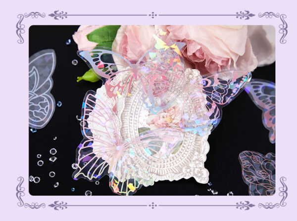 PET sticker pack Butterfly Theme Stickers 20PCS - Image 6