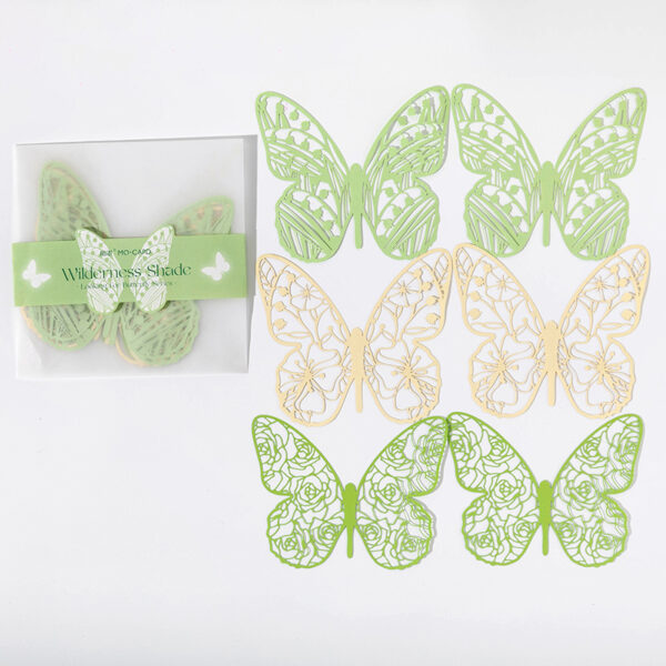 Hollow Butterfly Lace Decorative Paper 6PCS - Image 10