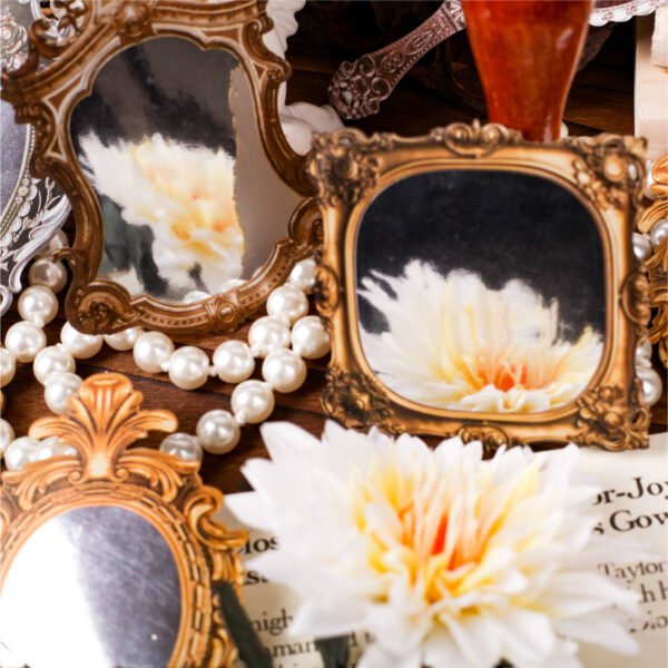 Decor Paper Magic Silver Mirror Theme 10pcs - Image 4