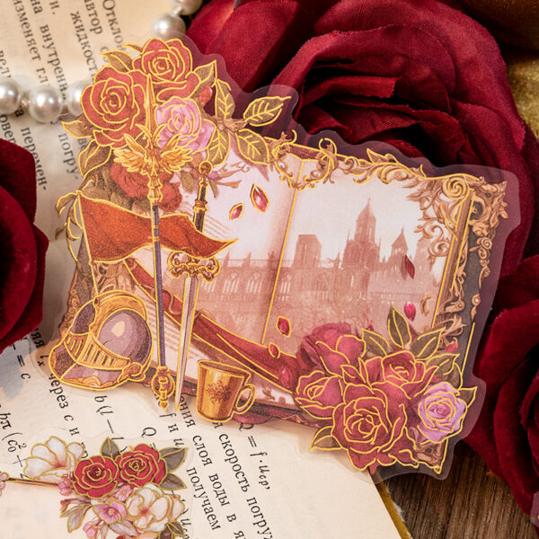PET sticker pack Paper Dream Cloud Book Series Retro Gothic style 6 pieces