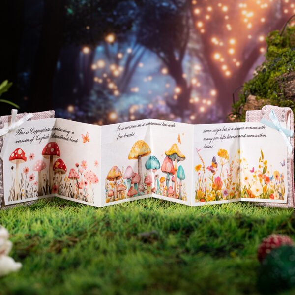 PET tape Harvest after the rainy season series Mushroom theme 2m