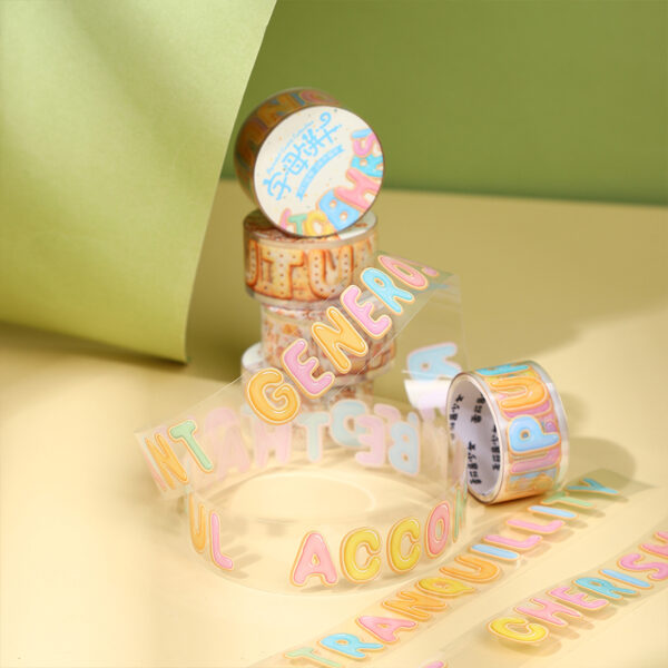 PET tape Alphabet theme 2m - Image 11