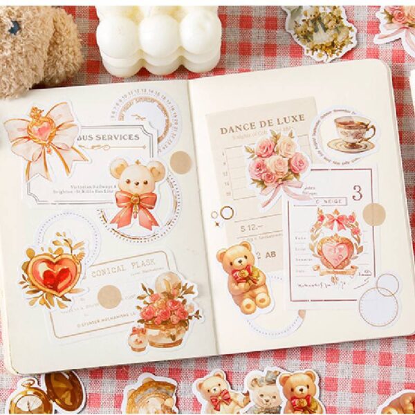 Stickers in box, Fairy Tale World Series, Fantasy Theme, 46 pieces