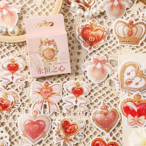 Stickers in box, Fairy Tale World Series, Fantasy Theme, 46 pieces