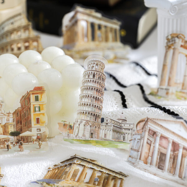 PET sticker pack Global Journey Series Travel Scenery Stickers 30 Sheets