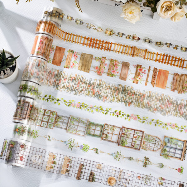 PET tape Flower Garden Secret Series Garden Theme 2m