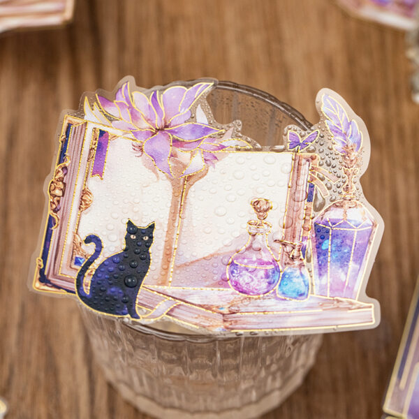PET sticker pack Paper Dream Cloud Book Series Retro Gothic style 6 pieces