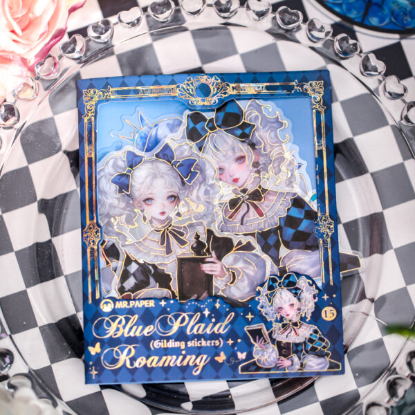 Sticker Pack Fantasy Dream Waltz Series Chessboard Element Stickers 15 Pieces