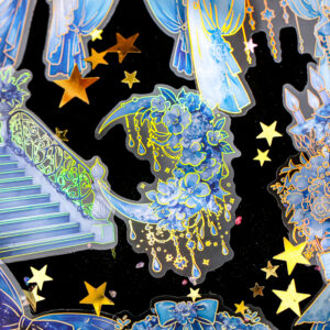 PET sticker pack Brilliant Romance series Fantasy and Gorgeous Theme 10 stickers