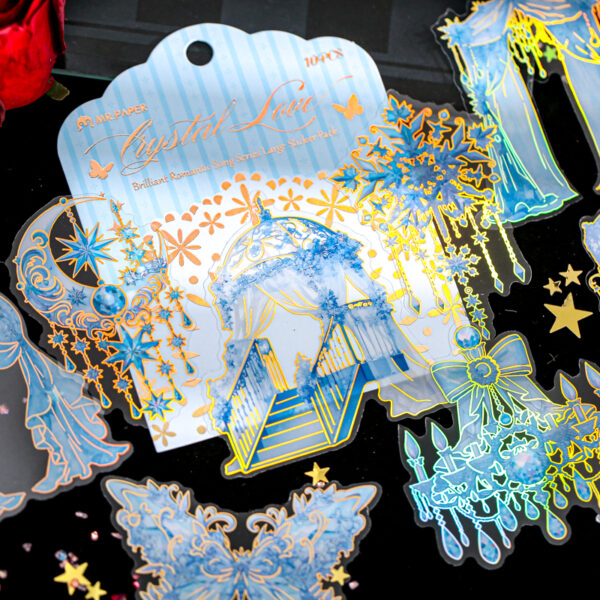 PET sticker pack Brilliant Romance series Fantasy and Gorgeous Theme 10 stickers