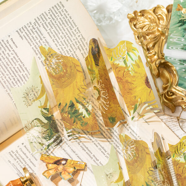 Special Shaped Transparent Bookmark Oil Painting Old Dream Series Oil Painting Theme Bookmark 1 Sheet