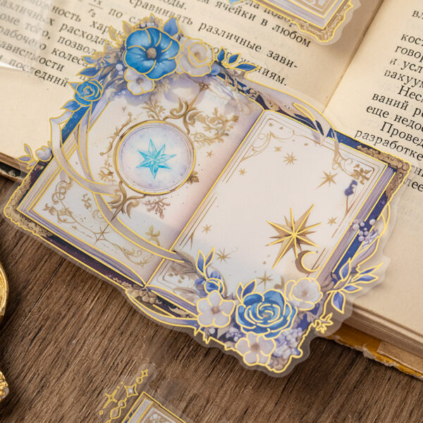 PET sticker pack Paper Dream Cloud Book Series Retro Gothic style 6 pieces