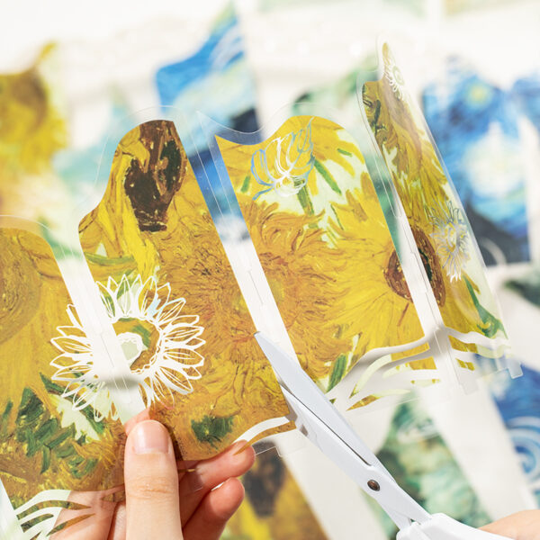 Special Shaped Transparent Bookmark Oil Painting Old Dream Series Oil Painting Theme Bookmark 1 Sheet