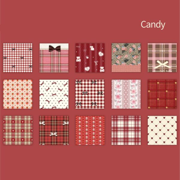 Decorative Paper Textured Paper Series Plaid Theme 30 sheets