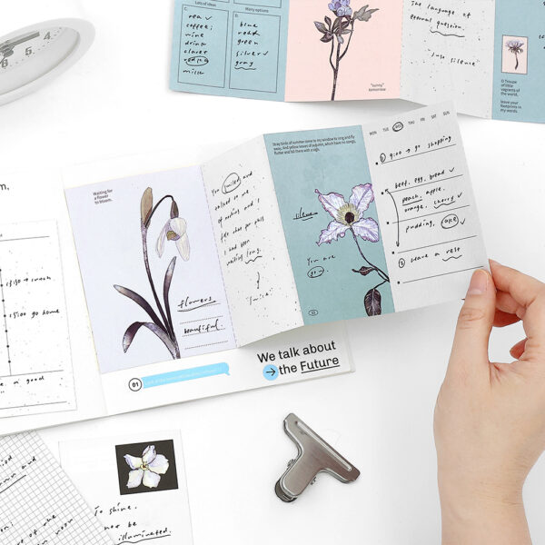Folding sticky notes Flower Sequence Series Flower Theme 10 sheets