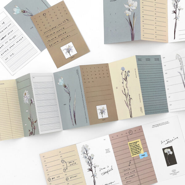Folding sticky notes Flower Sequence Series Flower Theme 10 sheets