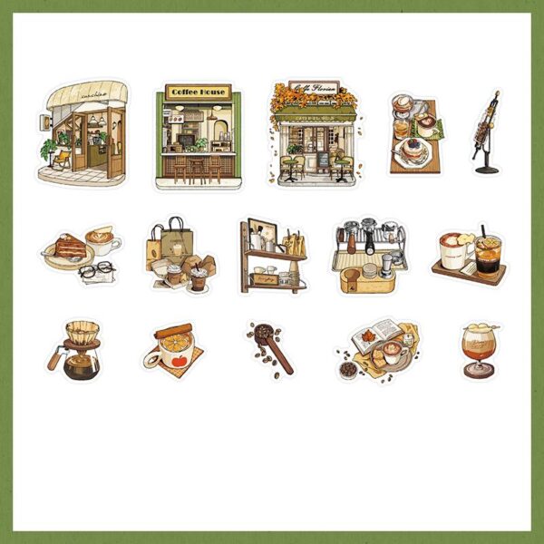 PET sticker pack Time Walker series Retro theme stickers 30 pieces