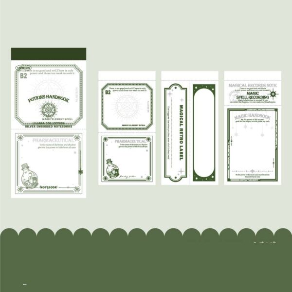 Notepad Liliana's Collection Silver Embossed 15 sheets