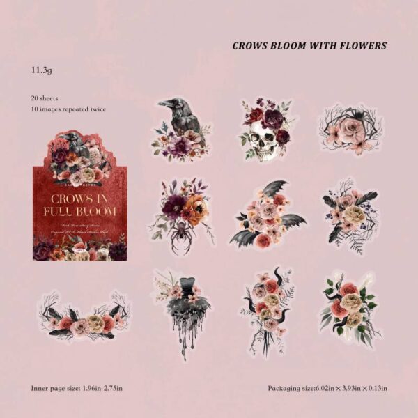 Sticker Pack Dark Rose Story Series Dark Theme Stickers 20 Stickers