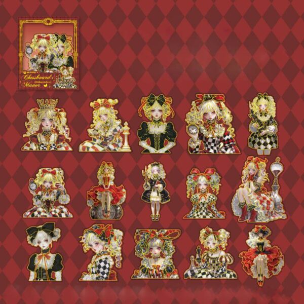 Sticker Pack Chessboard Element Stickers 15PCS - Image 22