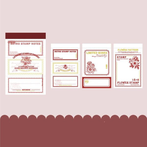 Notepad Liliana's Collection Silver Embossed 15 sheets