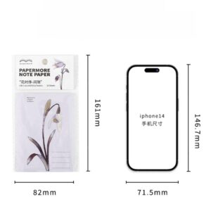 Folding sticky notes Flower Sequence Series Flower Theme 10 sheets