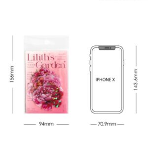 PET sticker pack Lilith's Garden series Flower theme stickers 20 pieces