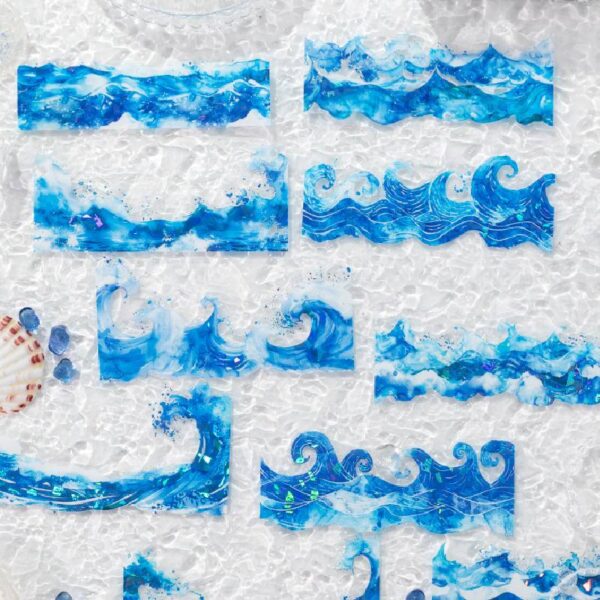 Sticker Pack Blue Sea Series Ocean Theme 20 Stickers