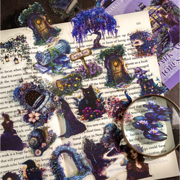 PET sticker pack Forest Fantasy Series Forest Theme Stickers 40 pieces