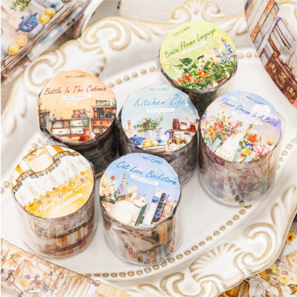 PET tape Long life series Life theme tape 2m