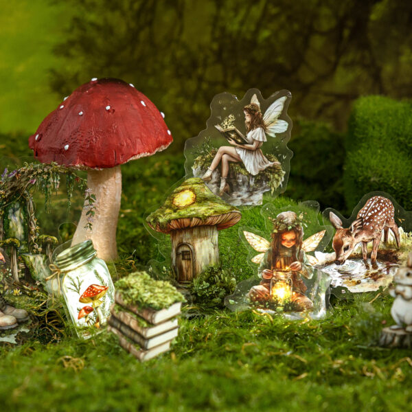 PET sticker pack Forest Fantasy Series Forest Theme Stickers 40 pieces